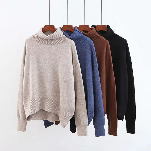 Comfortable Minimalist Knit Sweater for Fall/Winter
