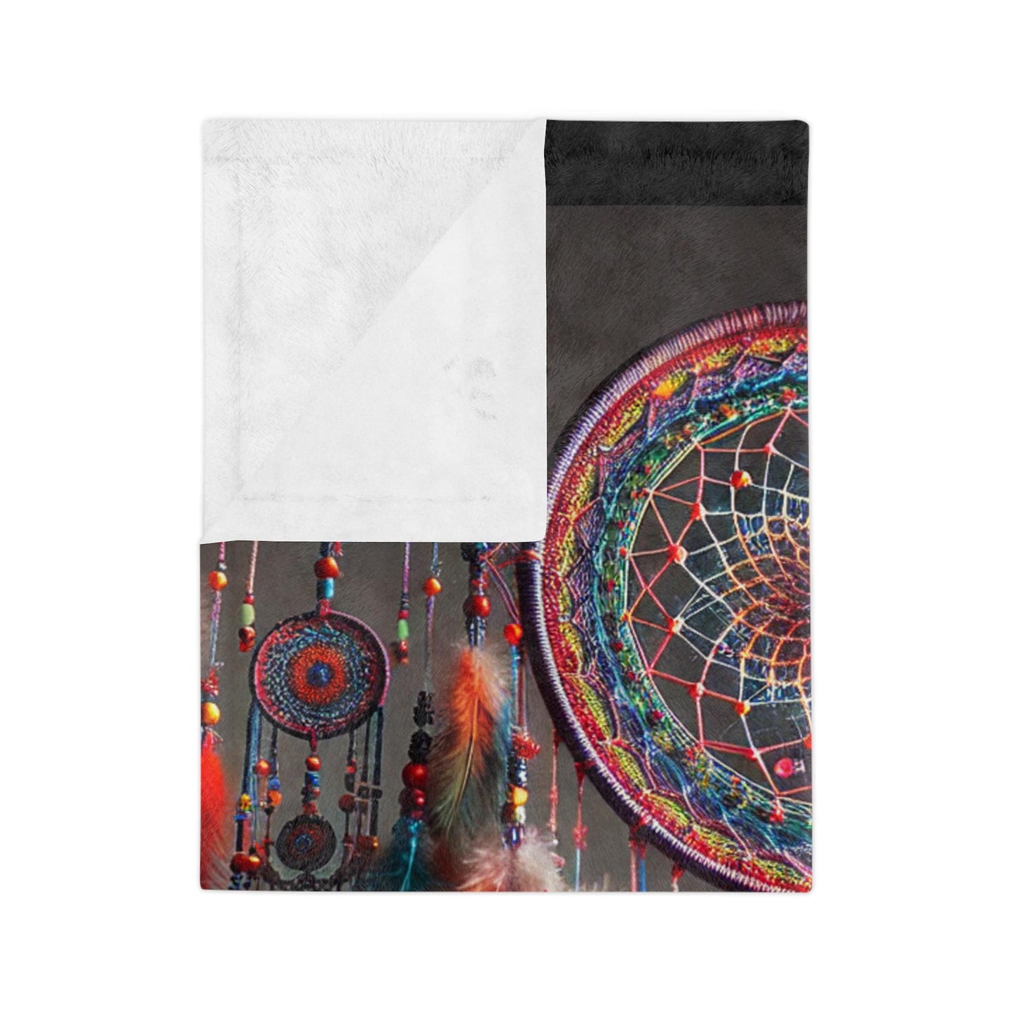 Velveteen Microfiber Blanket ( Dream Catcher)