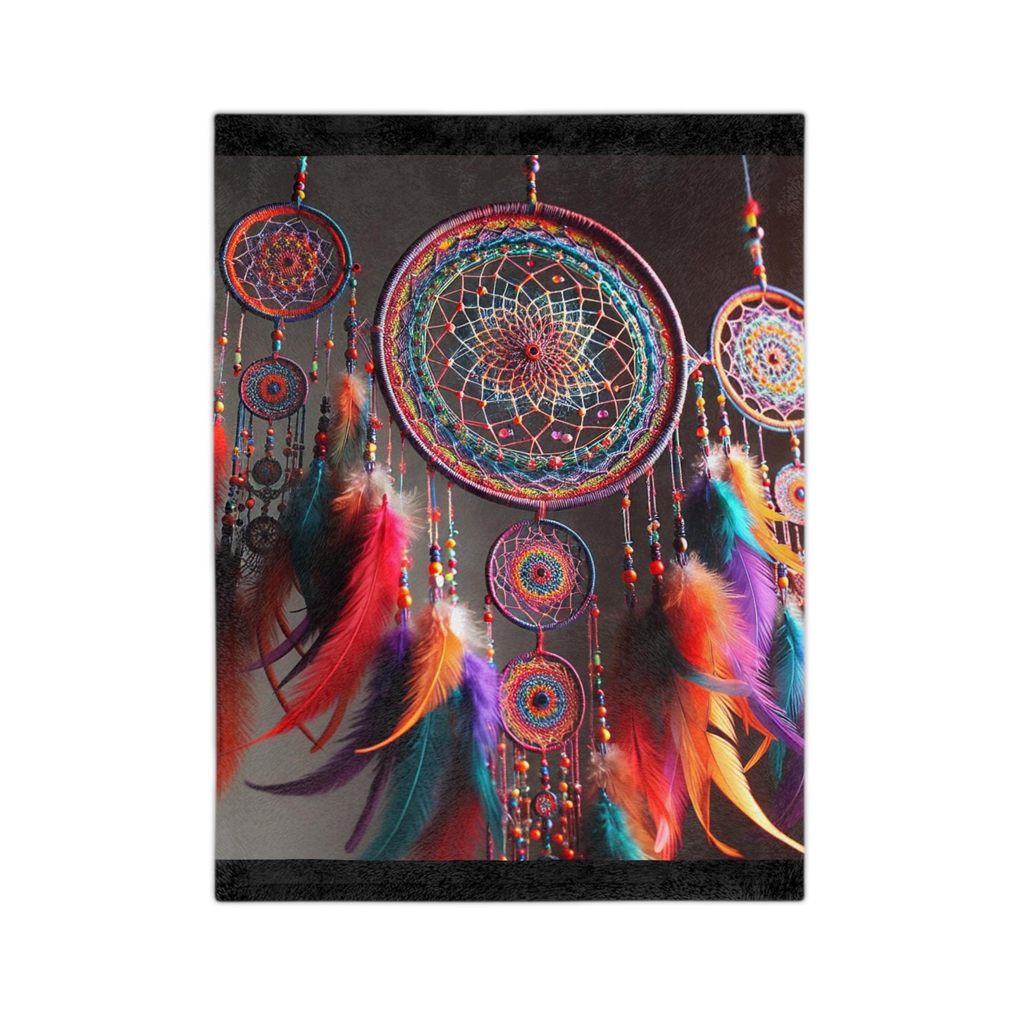 Velveteen Microfiber Blanket ( Dream Catcher)