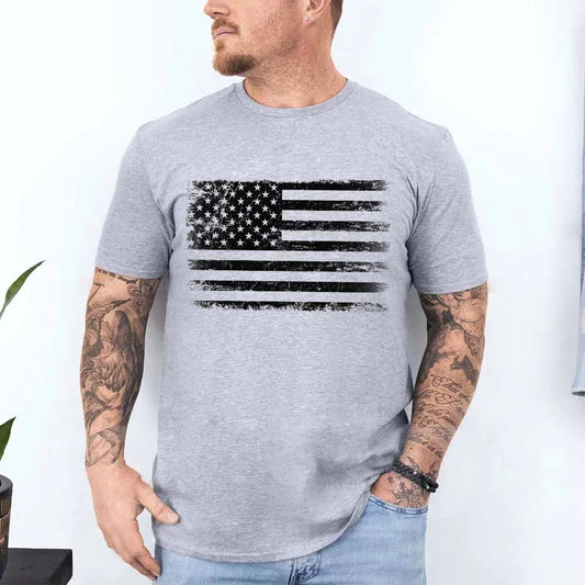 Rogue Style USA Distressed Flag Unisex T-Shirt